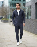 Men's Slim-Fit Stretch Tracksuit Set, Two-Piece