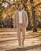 Men's Wool Knit Loungewear Set – Zip Hoodie & Joggers