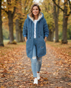 Women's Teddy Fleece Hooded Coat with Sherpa Lining