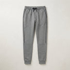 Men's Slim Jogger Trousers with Side Stripe, Grey