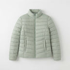 Women's Lightweight Quilted Jacket with Stand Collar
