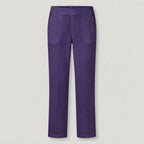 Women's Relaxed Straight-Leg Trousers with Side Pockets — Violet
