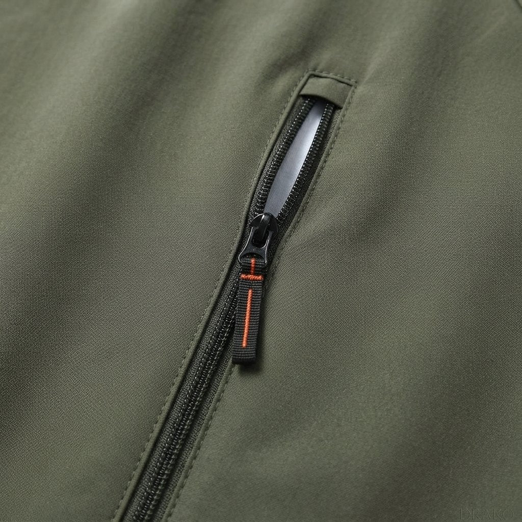 Men's Hooded Zip Jacket, Lightweight Casual Fit