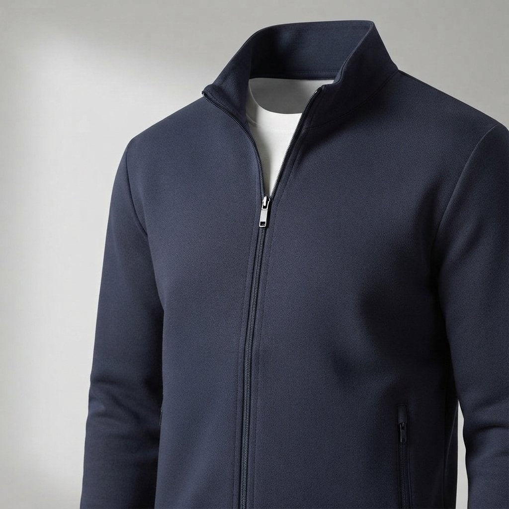 Men's Slim-Fit Stretch Tracksuit Set, Two-Piece