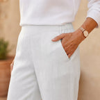Women's Relaxed Straight-Leg Trousers with Side Pockets