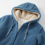 Women's Teddy Fleece Hooded Coat with Sherpa Lining