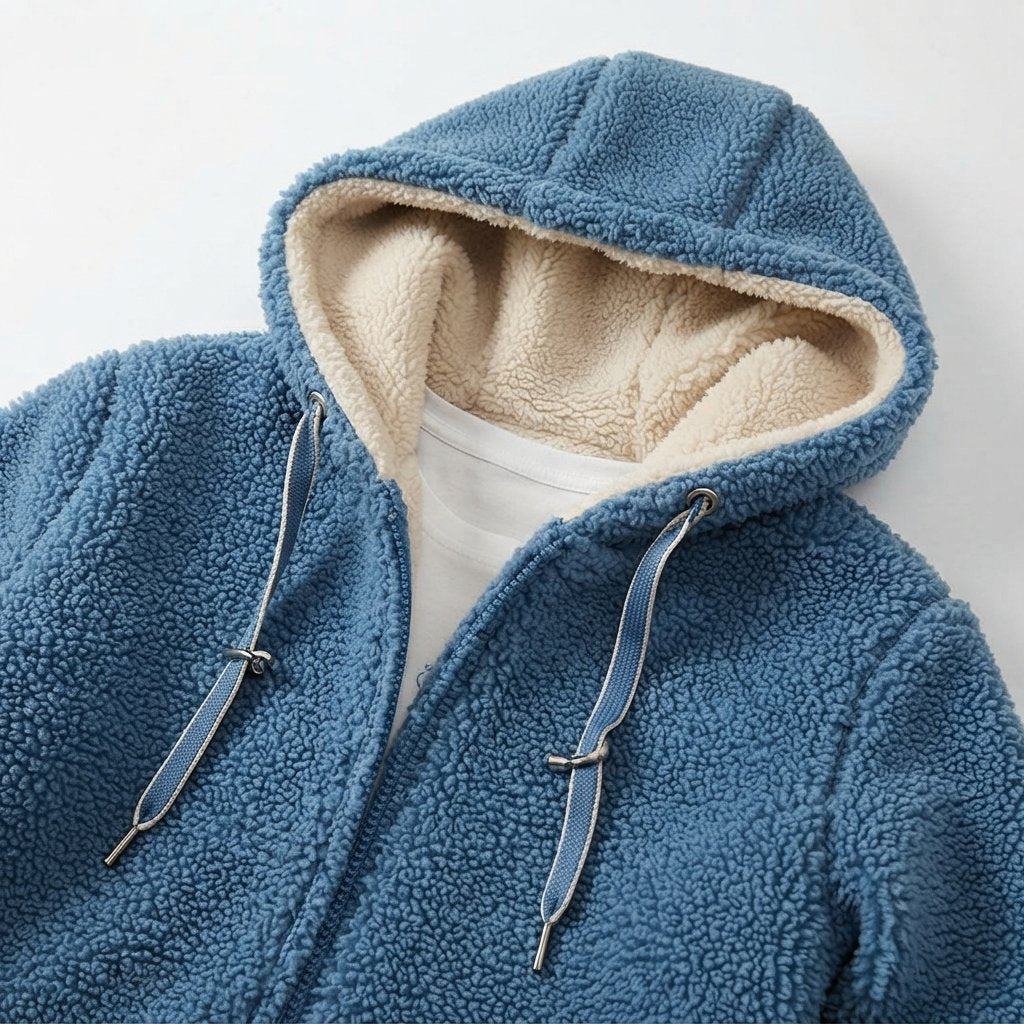 Women's Teddy Fleece Hooded Coat with Sherpa Lining