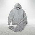 Men's Hoodie & Jogger Set – Regular Fit Tracksuit — Grey