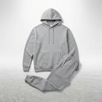 Men's Hoodie & Jogger Set – Regular Fit Tracksuit — Grey