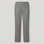 Women's Relaxed Straight-Leg Trousers with Side Pockets — Grey