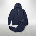 Men's Hoodie & Jogger Set – Regular Fit Tracksuit — Dark Blue