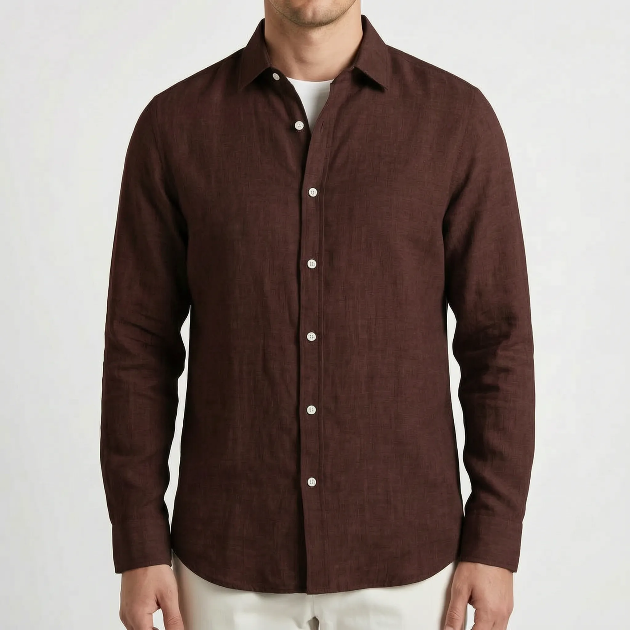 Aertis - Long-Sleeved Button-Up Shirt