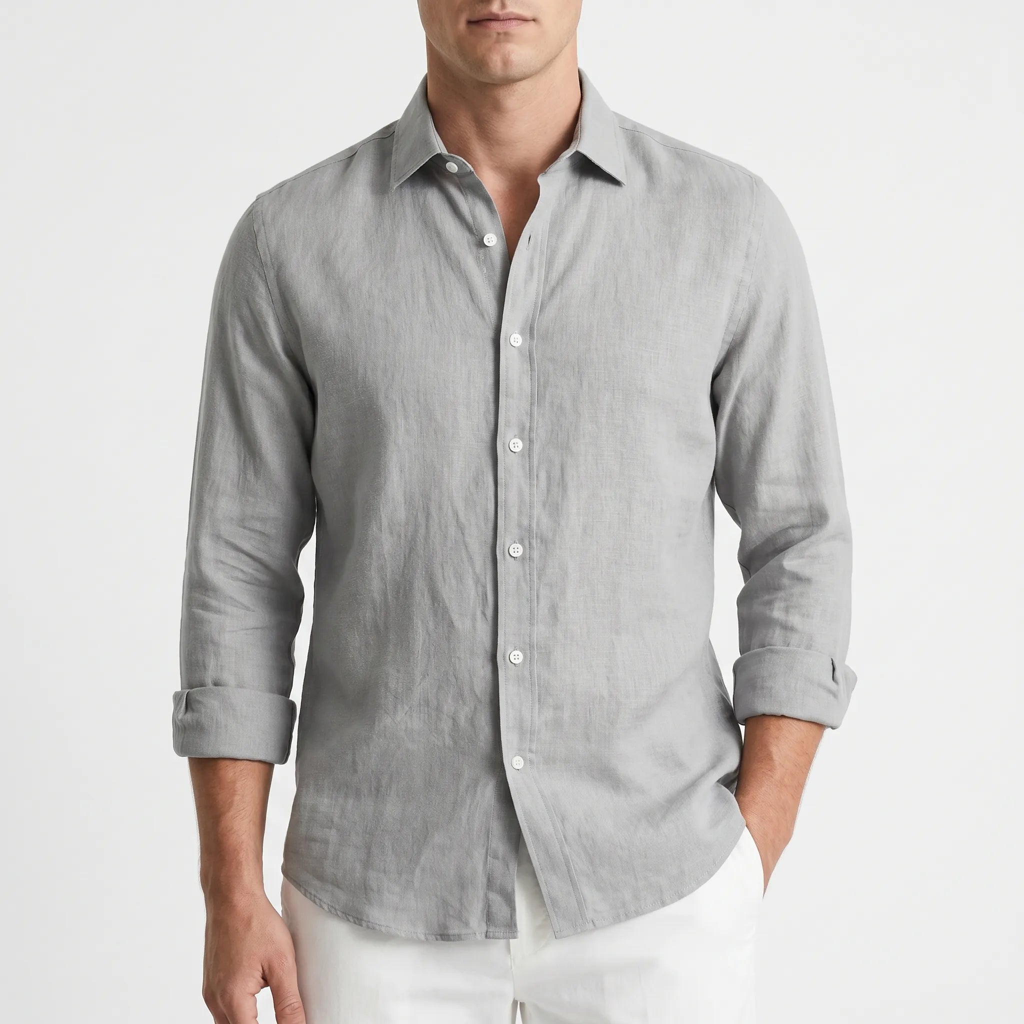 Aertis - Long-Sleeved Button-Up Shirt