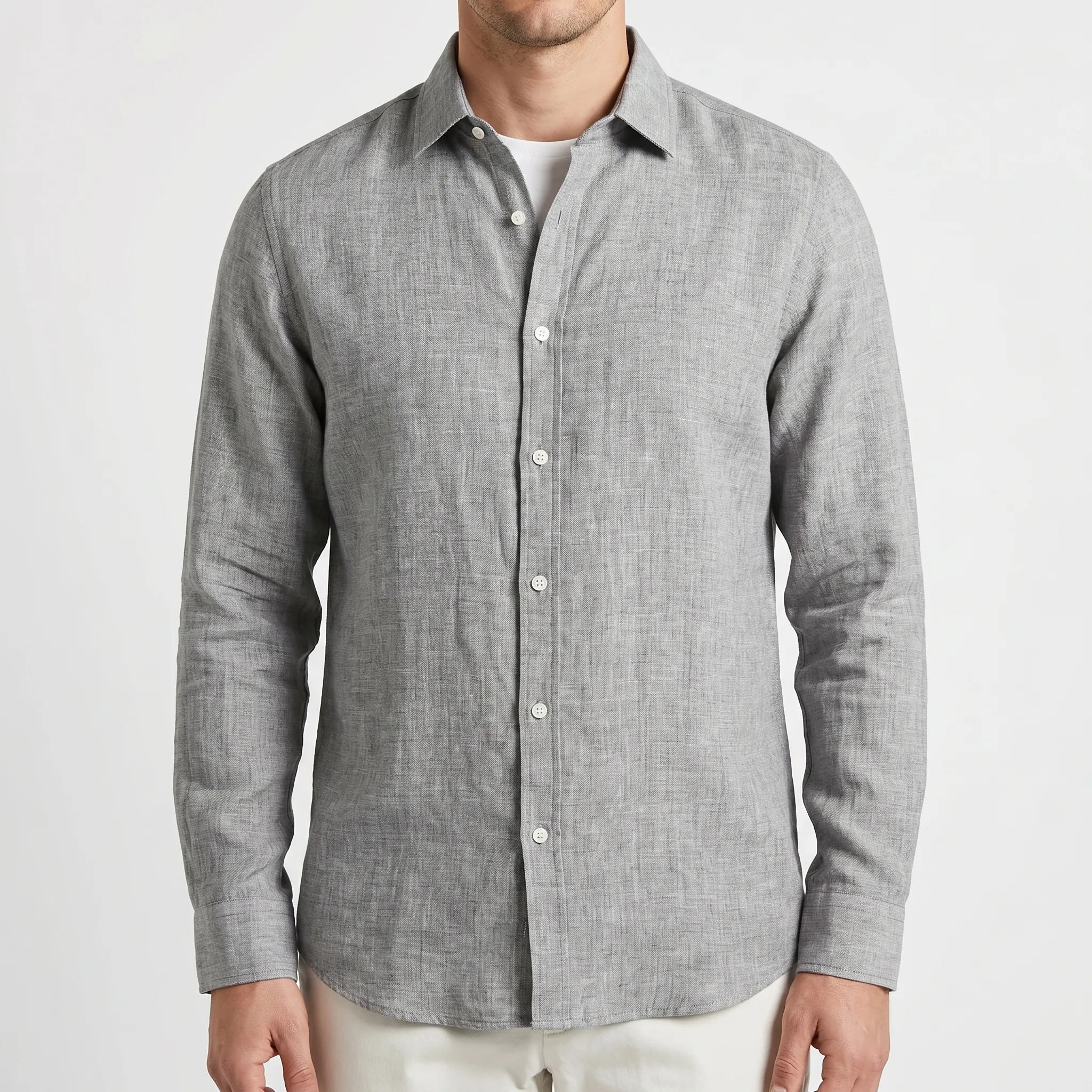 Aertis - Long-Sleeved Button-Up Shirt