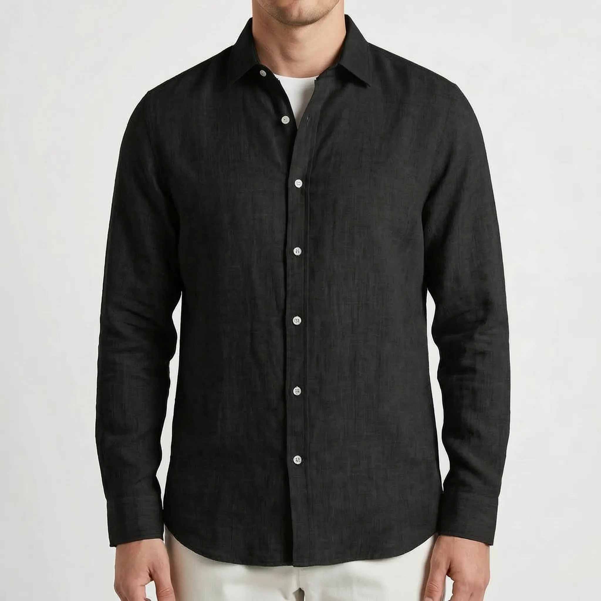 Aertis - Long-Sleeved Button-Up Shirt