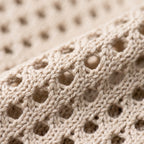 Aeryknit - Relaxed Open Knit Ladies Zip Up Cardigan 