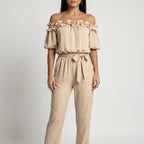 Belarra - Off-Shoulder Frill Jumpsuit  Belarra
