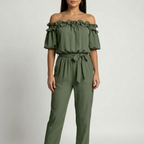 Belarra - Off-Shoulder Frill Jumpsuit  Belarra