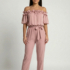 Belarra - Off-Shoulder Frill Jumpsuit  Belarra