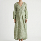 Bloomora - Relaxed Fit Floral Midi Dress  Bloomora