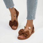 Bowlia - Flat Bow Sandals  Bowlia
