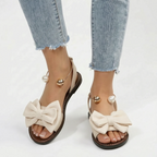 Bowlia - Flat Bow Sandals  Bowlia