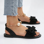 Bowlia - Flat Bow Sandals  Bowlia