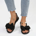 Bowlia - Flat Bow Sandals  Bowlia