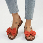 Bowlia - Flat Bow Sandals  Bowlia