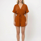 BreezeSuit - Relaxed V-Neck Summer Playsuit 