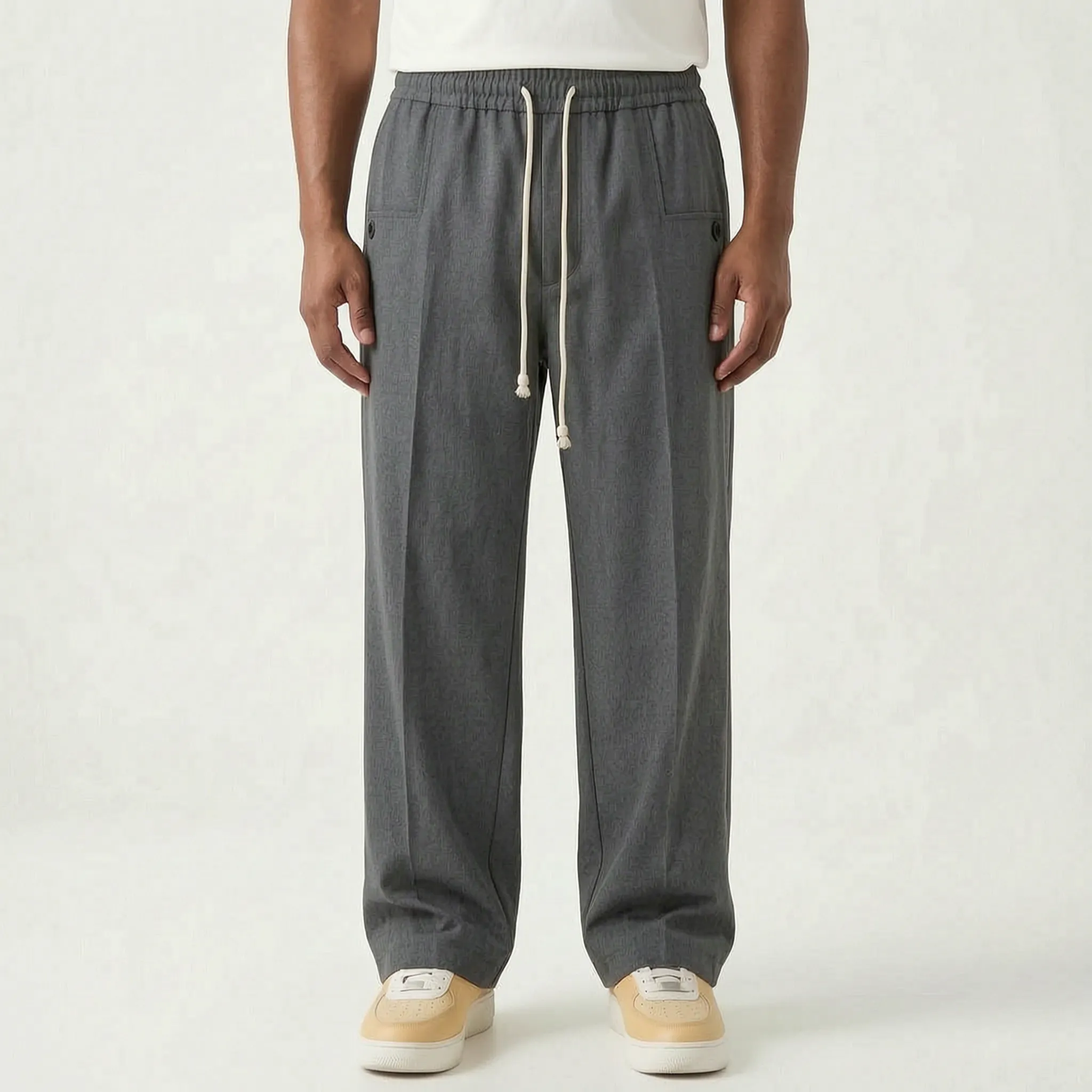 DrapeTrousers - Relaxed Fit Men's Casual Trousers 