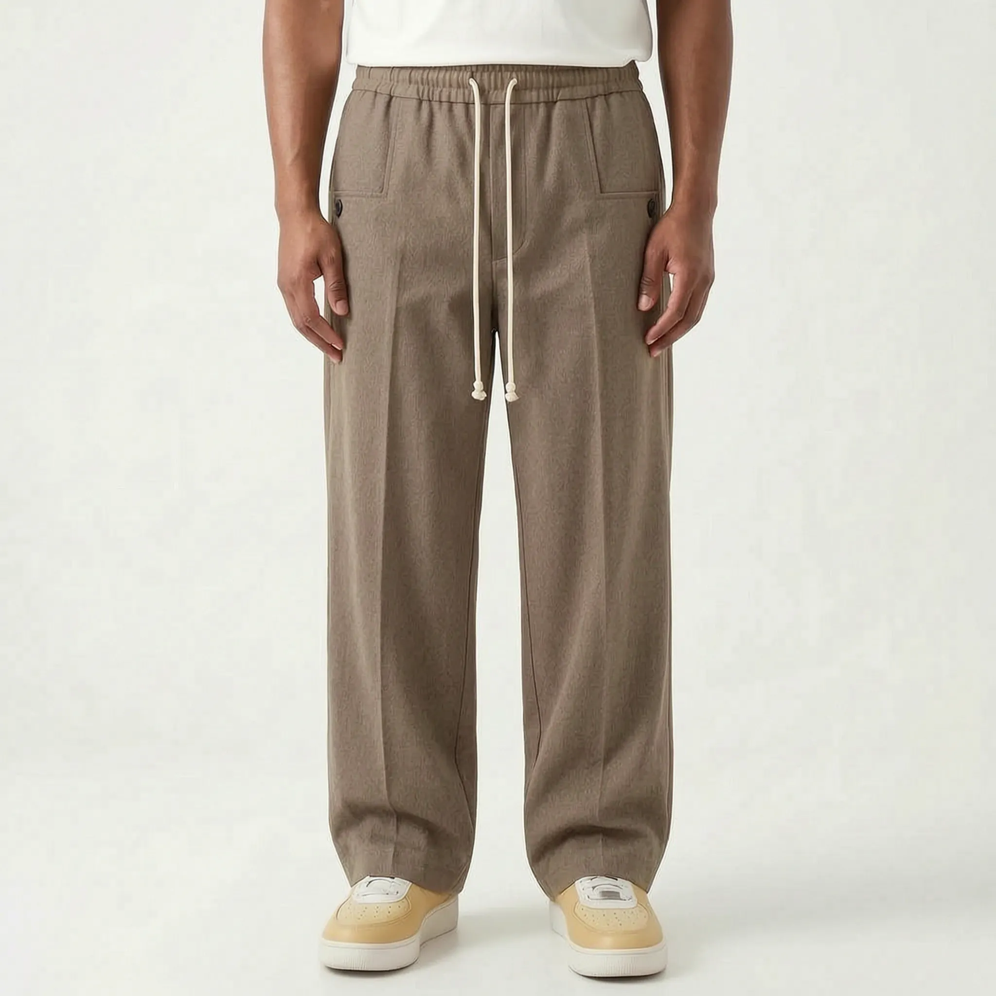 DrapeTrousers - Relaxed Fit Men's Casual Trousers 