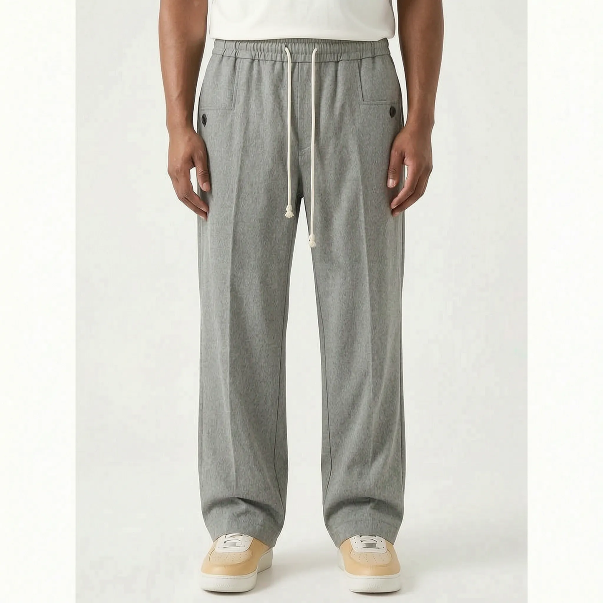 DrapeTrousers - Relaxed Fit Men's Casual Trousers 