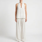 Driftlyn - Sleeveless Halter Top Set  Driftlyn