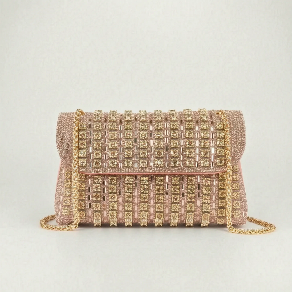GemClutch - Embellished Structured Evening Bag 