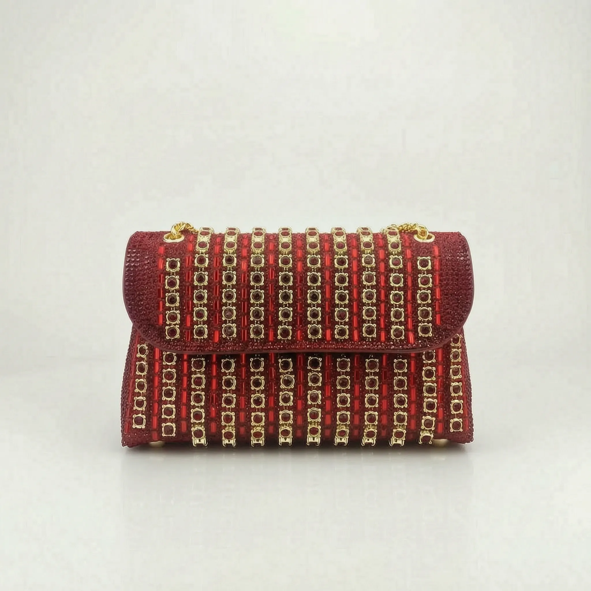 GemClutch - Embellished Structured Evening Bag 