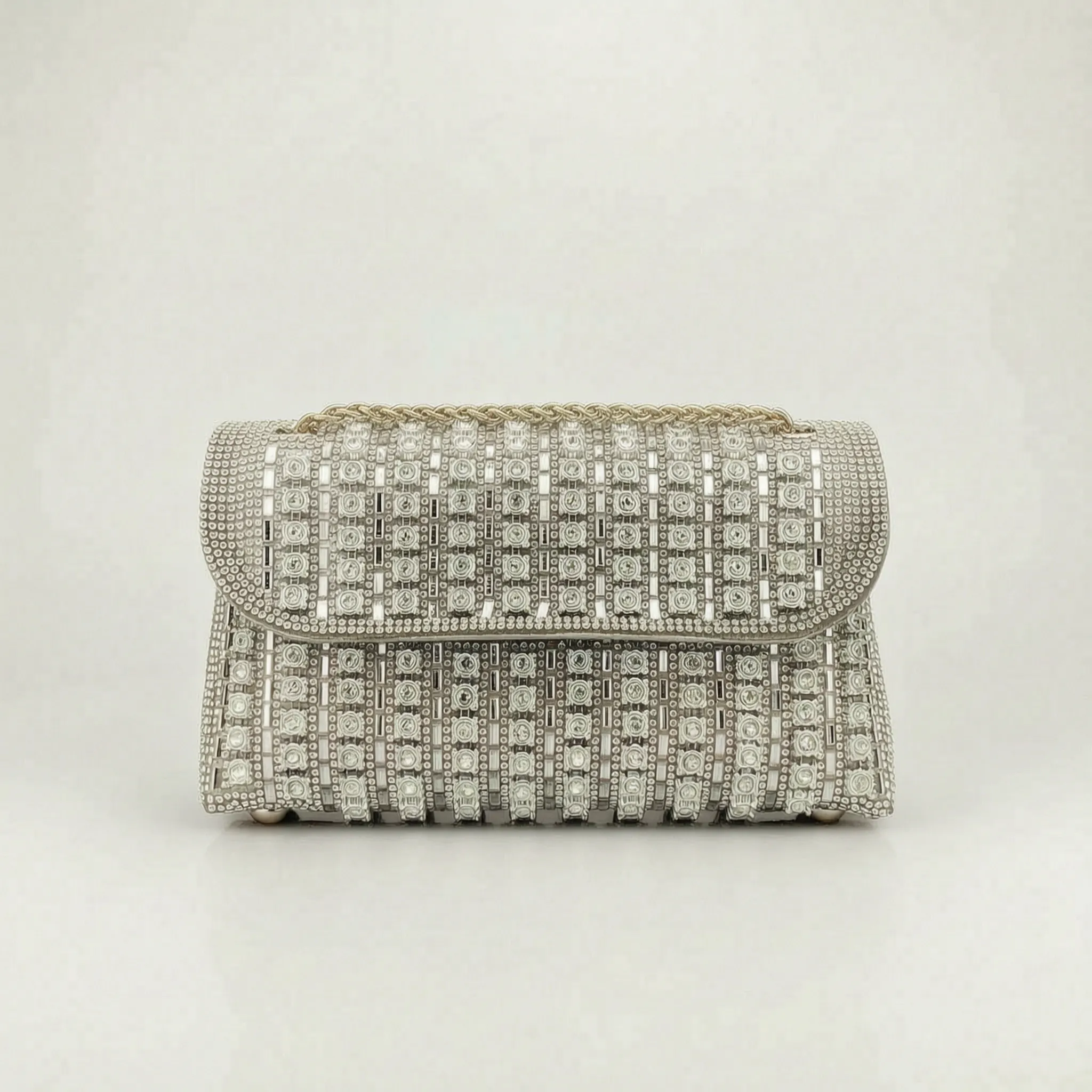 GemClutch - Embellished Structured Evening Bag 
