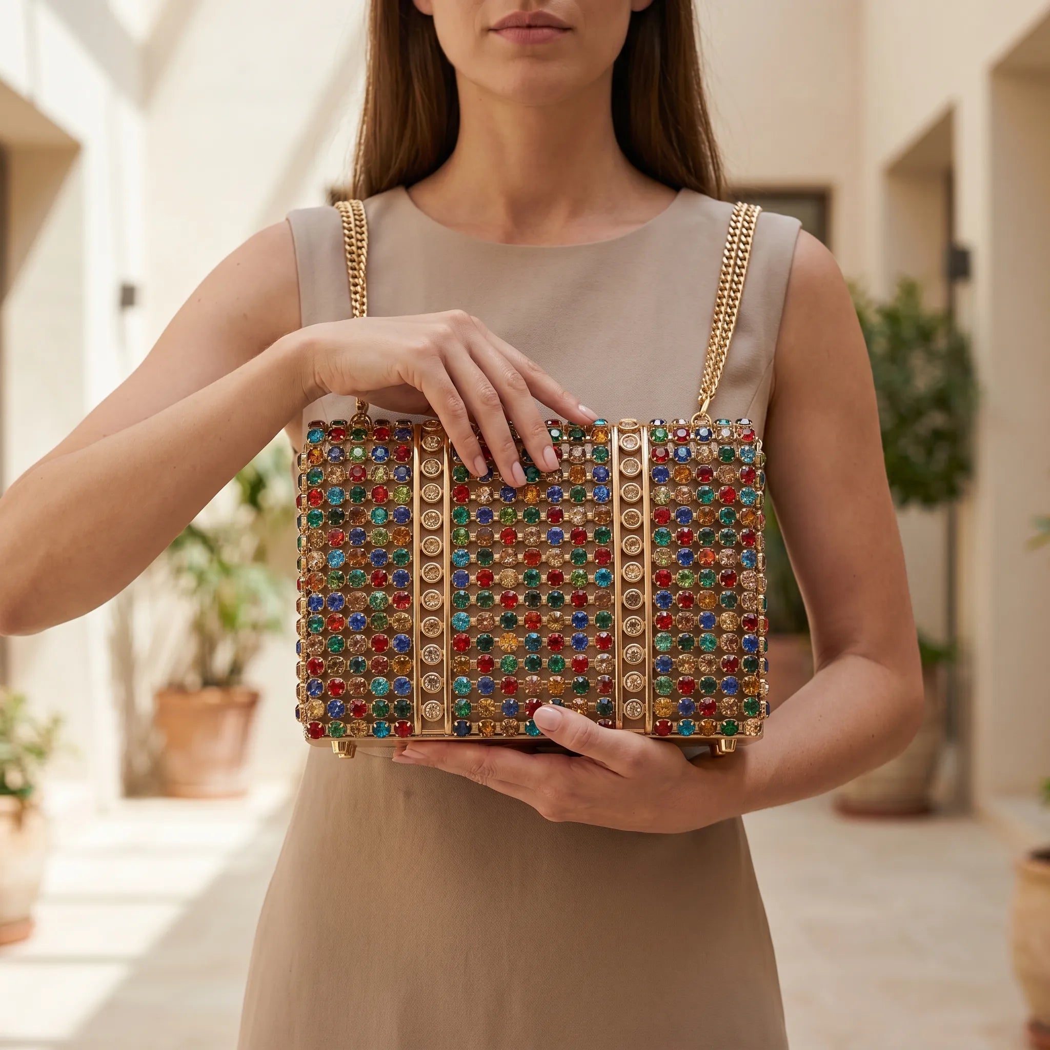 Glitzia - Embellished Evening Bag  Glitzia