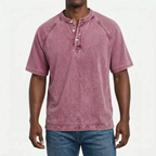 Kordal - Vintage Wash Short Sleeve Henley