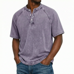 Kordal - Vintage Wash Short Sleeve Henley