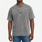 Kordal - Vintage Wash Short Sleeve Henley