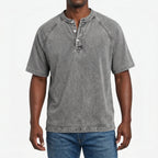Kordal - Vintage Wash Short Sleeve Henley