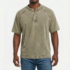 Kordal - Vintage Wash Short Sleeve Henley