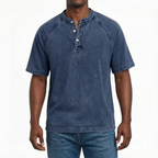 Kordal - Vintage Wash Short Sleeve Henley