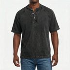 Kordal - Vintage Wash Short Sleeve Henley