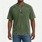 Kordal - Vintage Wash Short Sleeve Henley