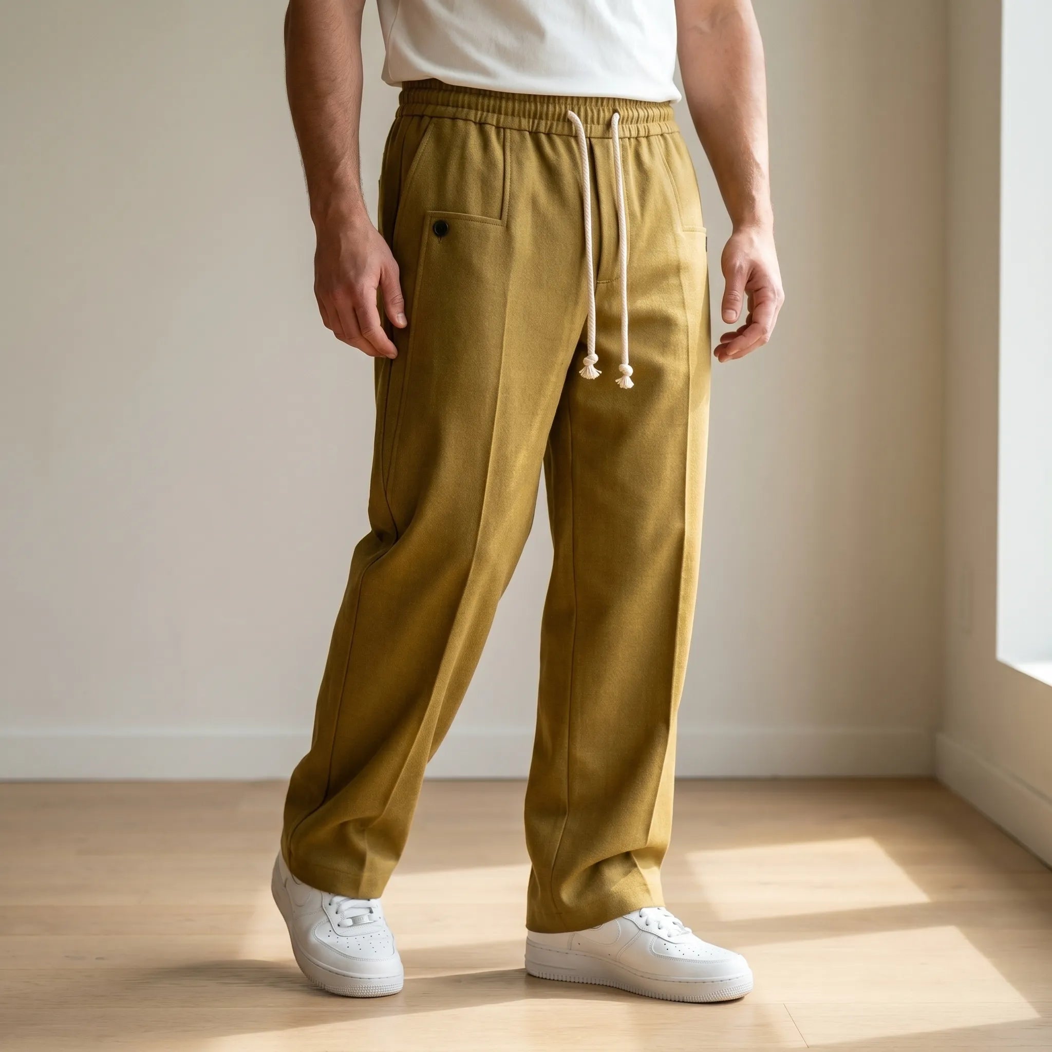 Laxara - Wide Leg Casual Trousers