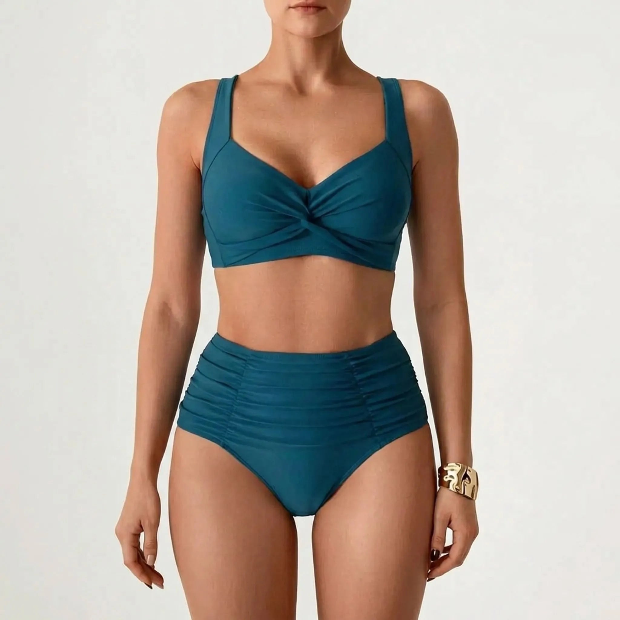 Maristol - Structured High Waisted Two-Piece Bikini 