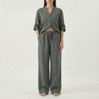 Solavia - Relaxed Wide Leg Co Ord Lounge Set 