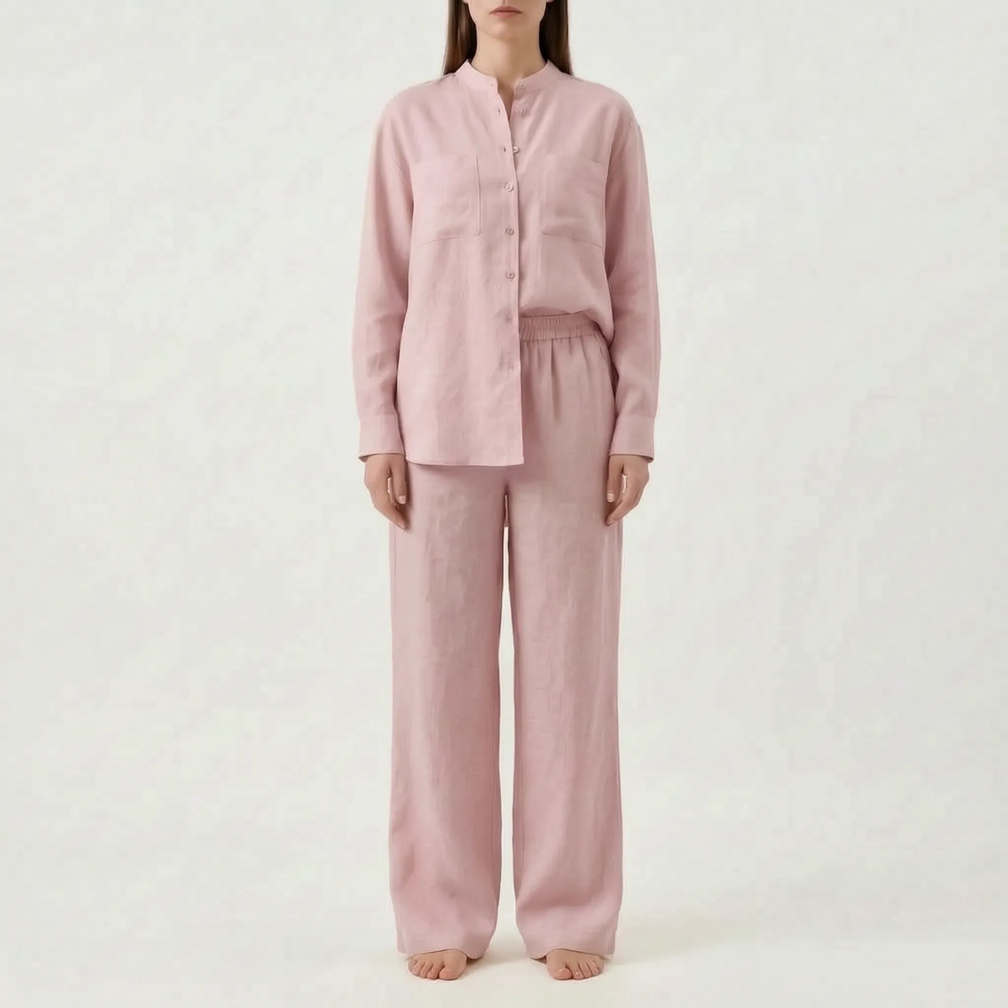 Solavia - Relaxed Wide Leg Co Ord Lounge Set 